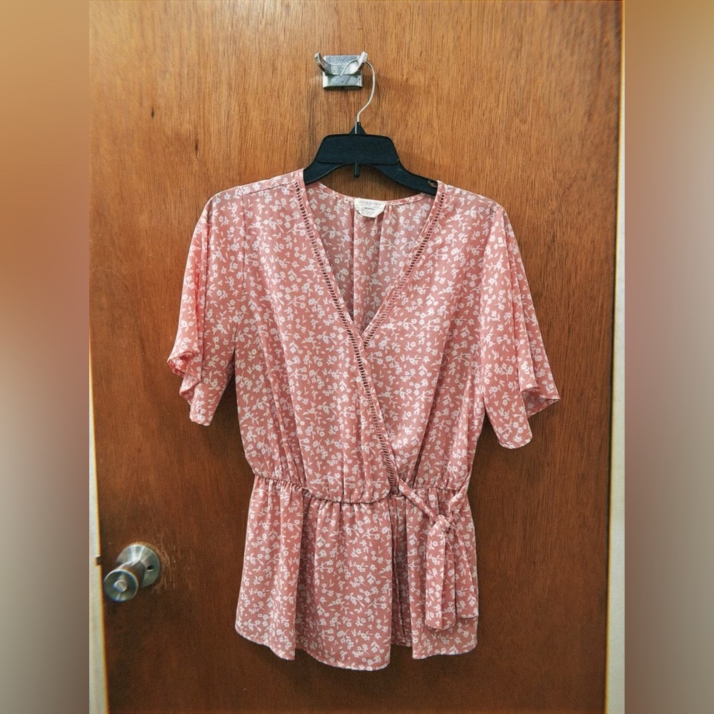Blush Floral Blouse